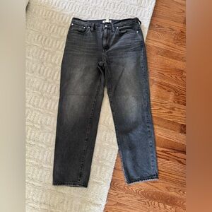 Madewell black jeans straight leg